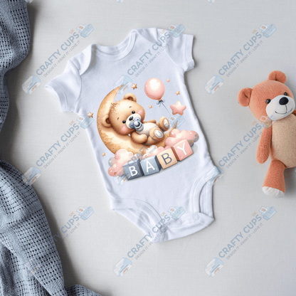 Cute Bears DTF Transfers – Adorable Baby & Kids Designs (4"–10")