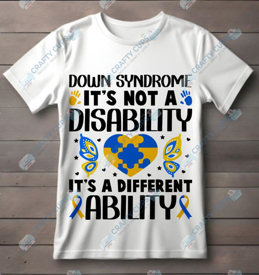 Down Syndrome Awareness DTF Designs – Support & Inclusion Prints for DTF Apparel