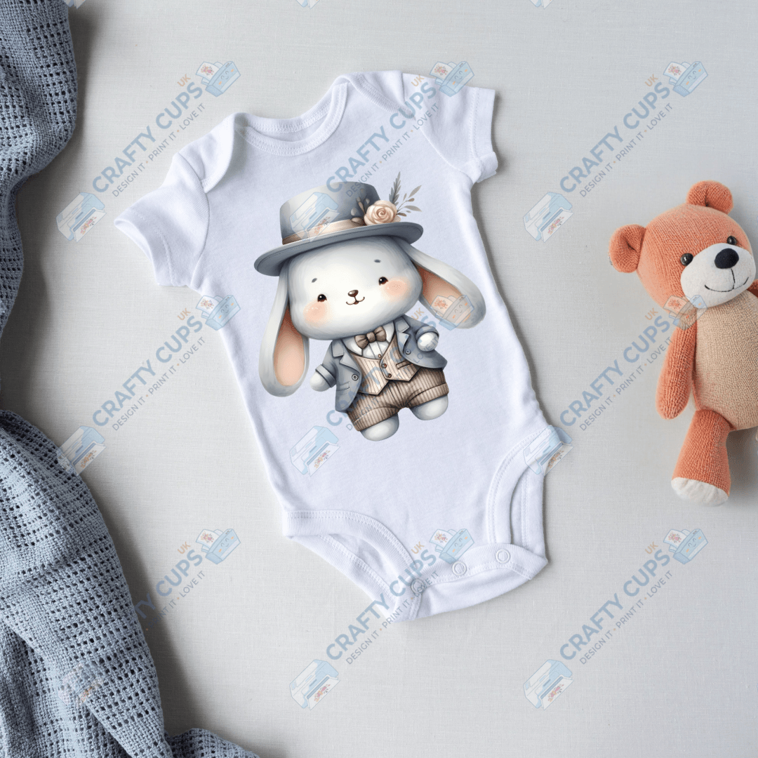 Cute Bunnies DTF Transfers – Adorable Designs for Babies & Kids (4"–10")