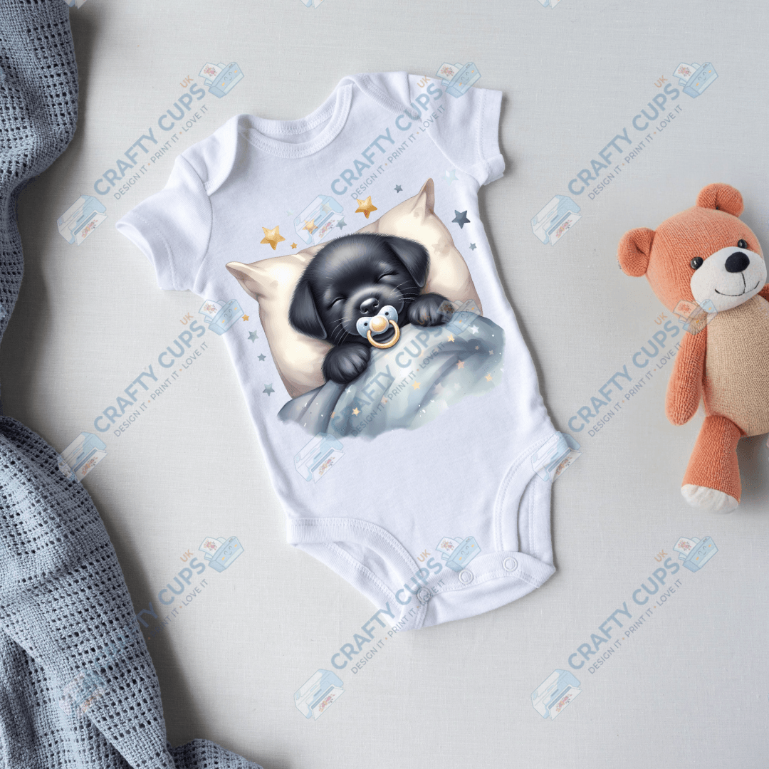 Cute Puppy DTF Transfers – Adorable Baby & Kids Designs (4"–10")