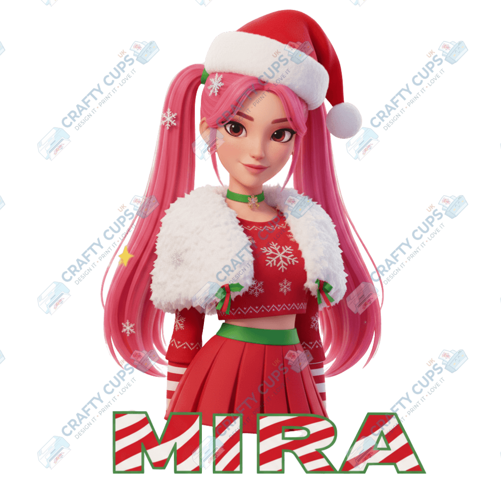 Christmas Demon Hunters DTF Transfer – Festive Anime Style, Various Sizes & Designs, Heat Press Ready