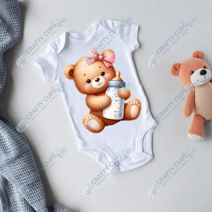 Cute Bears DTF Transfers – Adorable Baby & Kids Designs (4"–10")