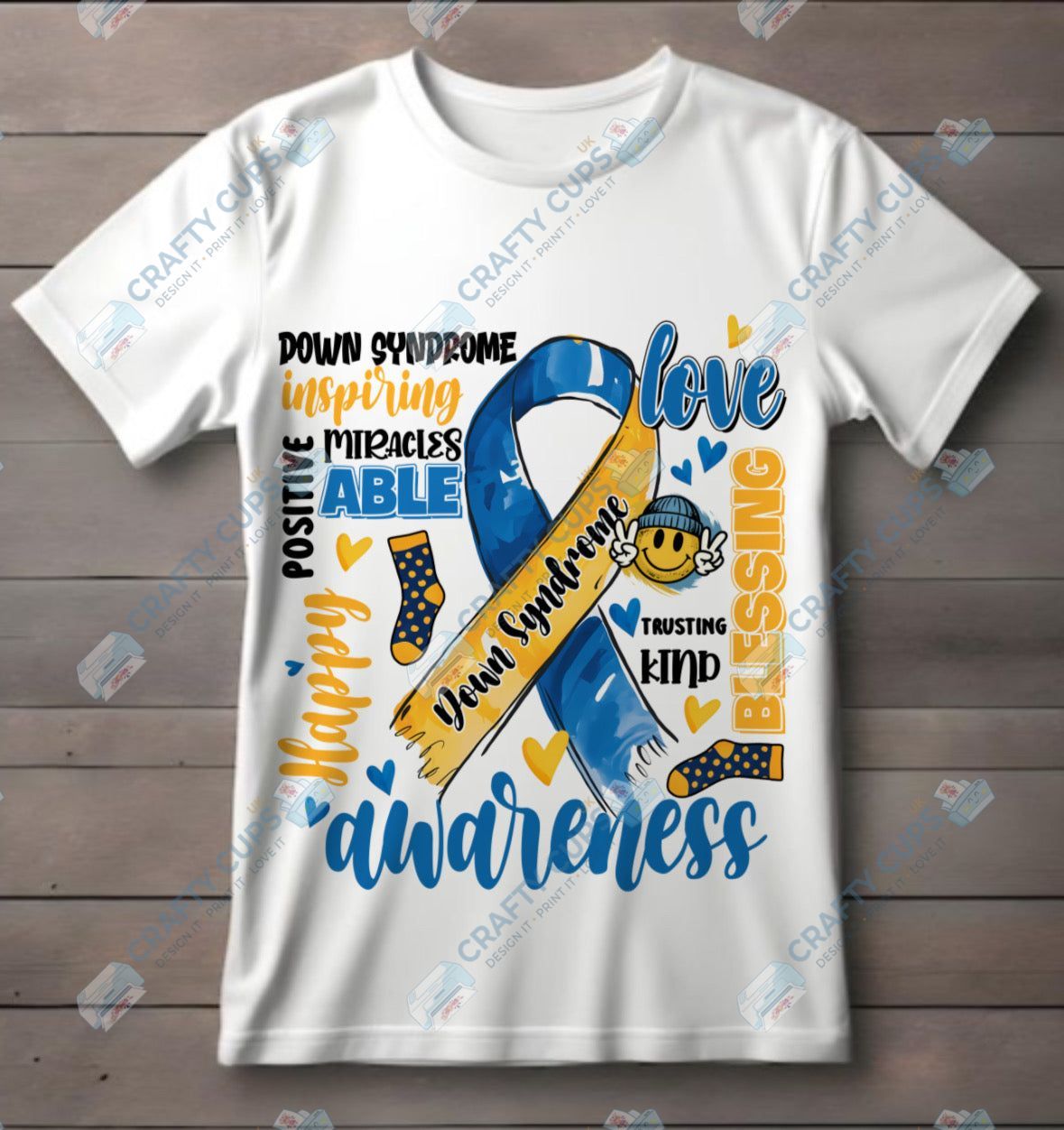 Down Syndrome Awareness DTF Designs – Support & Inclusion Prints for DTF Apparel