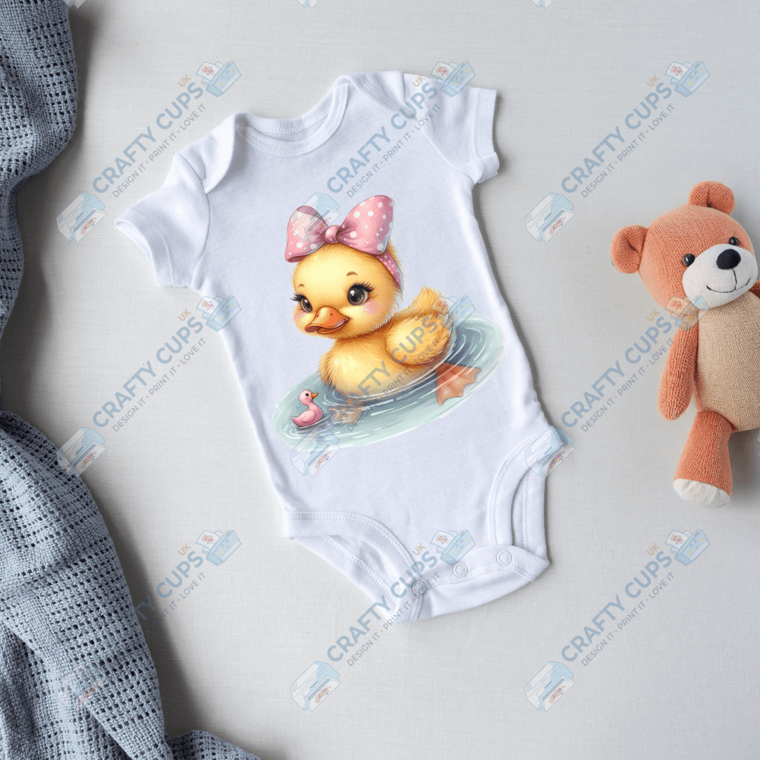 Cute Ducklings DTF Transfers – Adorable Baby & Kids Designs (4"–10")
