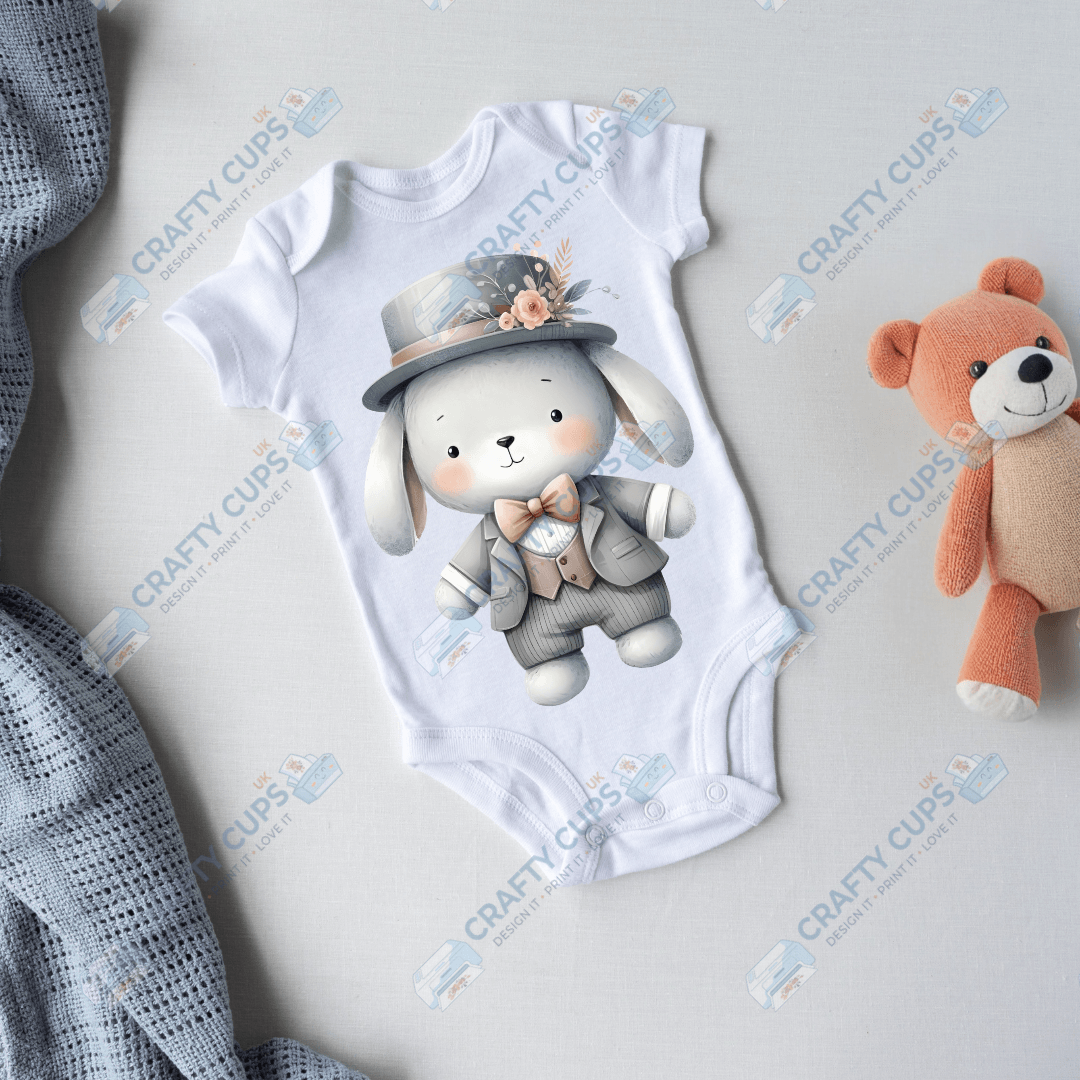 Cute Bunnies DTF Transfers – Adorable Designs for Babies & Kids (4"–10")