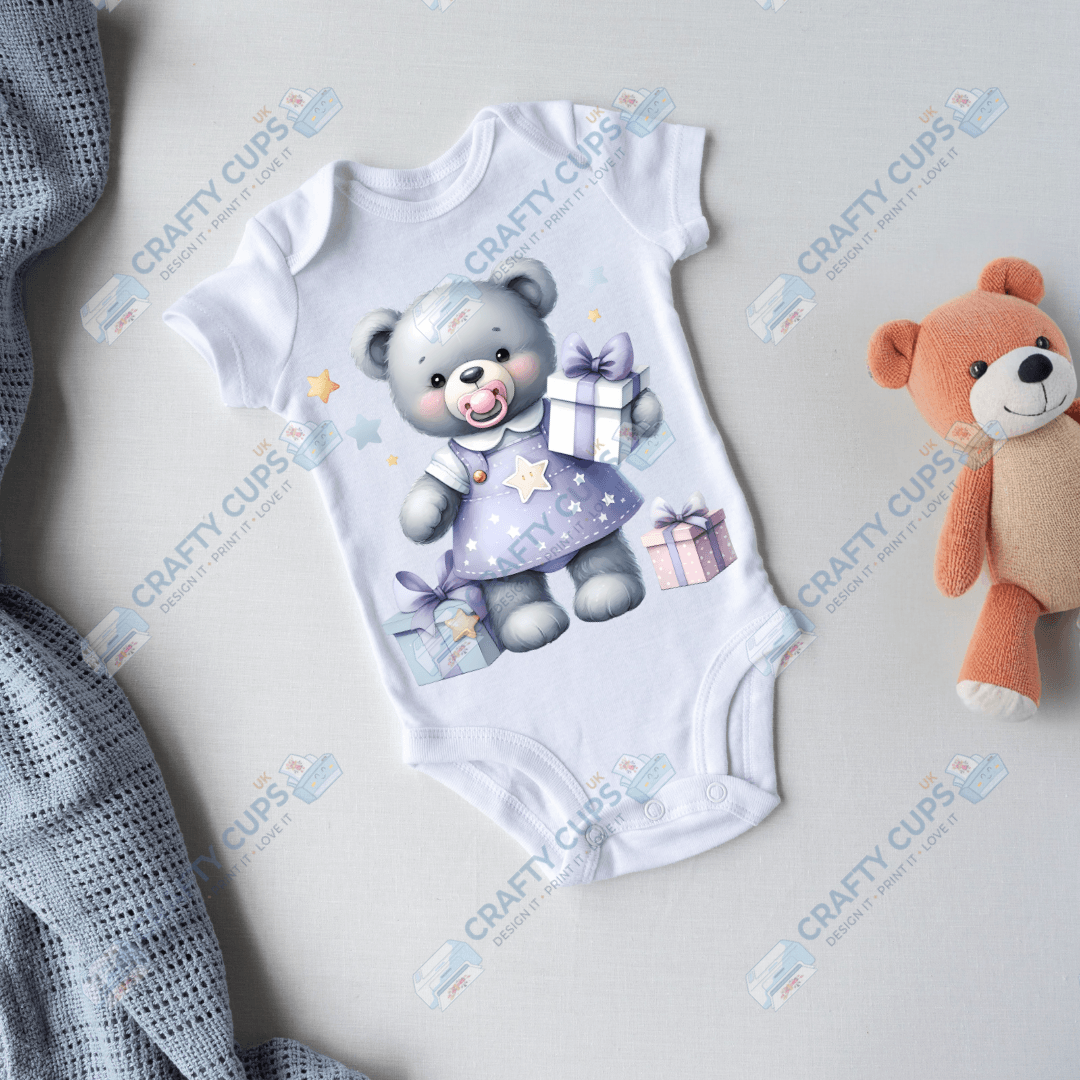 Cute Bears DTF Transfers – Adorable Baby & Kids Designs (4"–10")