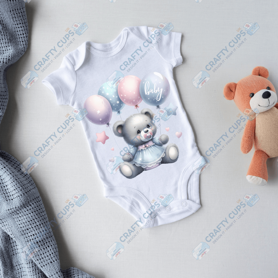 Cute Bears DTF Transfers – Adorable Baby & Kids Designs (4"–10")