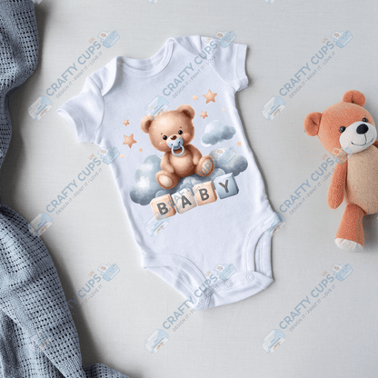 Cute Bears DTF Transfers – Adorable Baby & Kids Designs (4"–10")