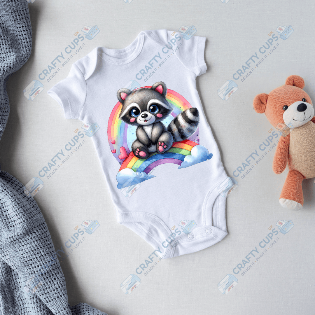 Rainbow Animals DTF Transfers – Colorful Designs for Kids (4"–10")