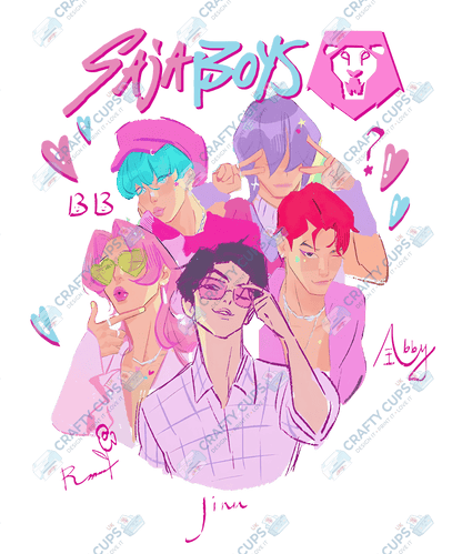 Demon Hunters DTF Transfer – Various Designs & Sizes, Heat Press Ready