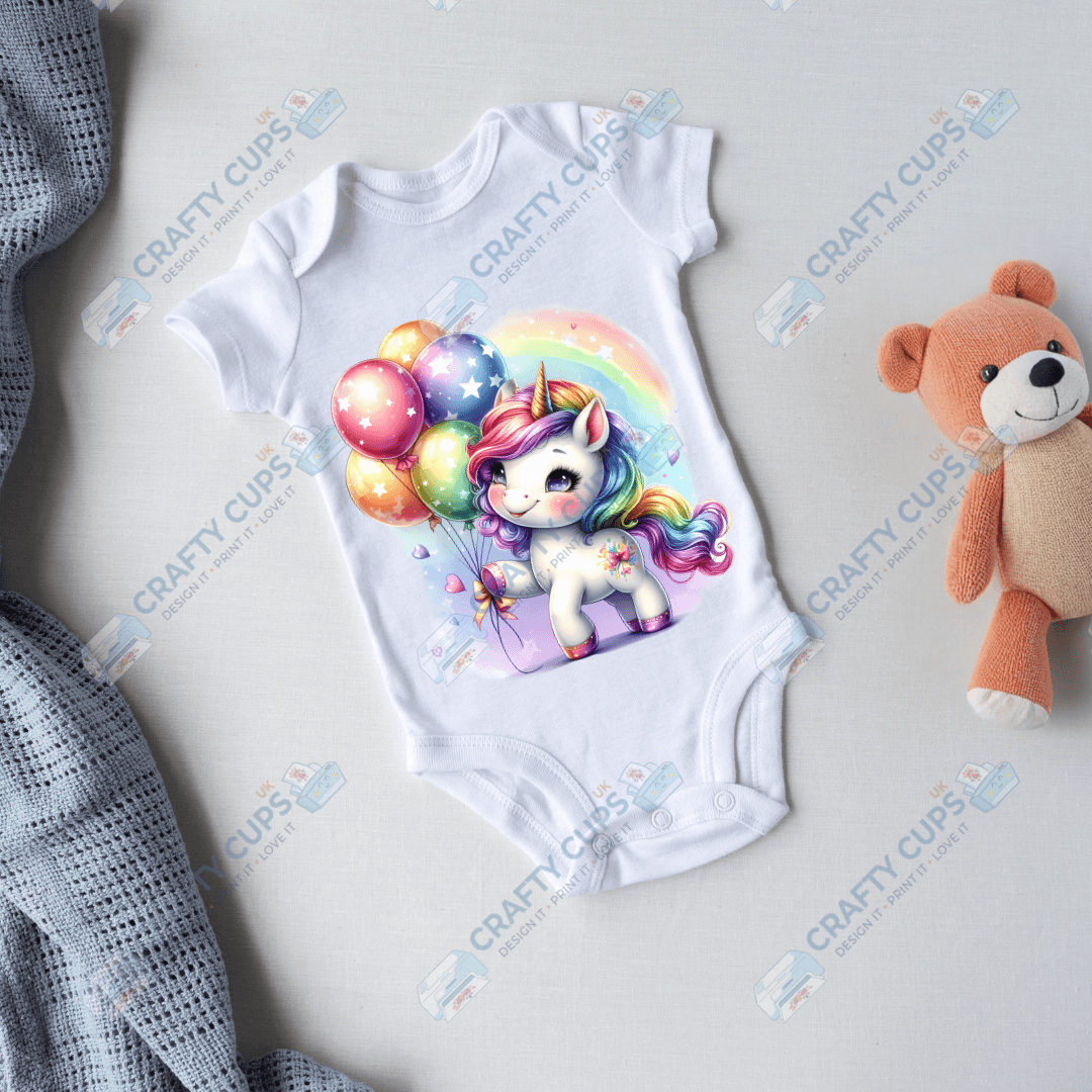 Rainbow Animals DTF Transfers – Colorful Designs for Kids (4"–10")