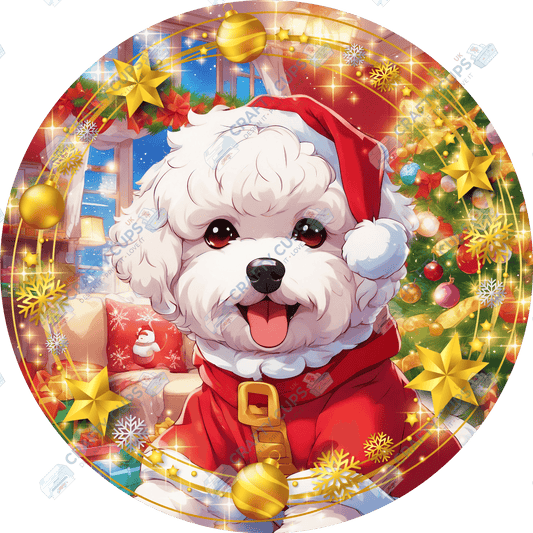 Christmas Dog Breeds DTF Transfer – Exclusive Secret Sub Design | Various Sizes – Crafty Cups UK