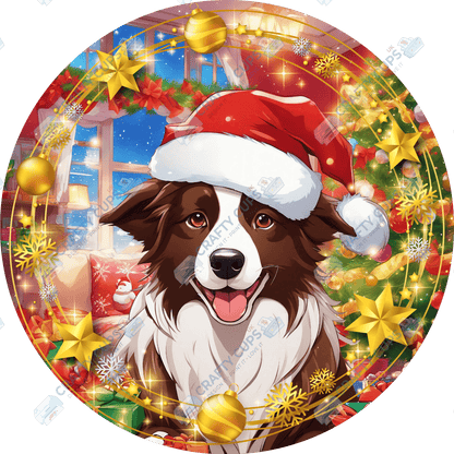 Christmas Dog Breeds DTF Transfer – Exclusive Secret Sub Design | Various Sizes – Crafty Cups UK