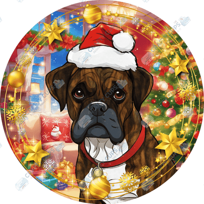 Christmas Dog Breeds DTF Transfer – Exclusive Secret Sub Design | Various Sizes – Crafty Cups UK