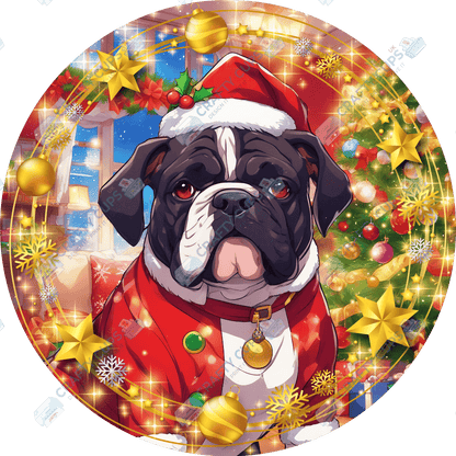 Christmas Dog Breeds DTF Transfer – Exclusive Secret Sub Design | Various Sizes – Crafty Cups UK