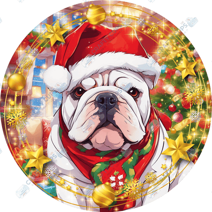 Christmas Dog Breeds DTF Transfer – Exclusive Secret Sub Design | Various Sizes – Crafty Cups UK