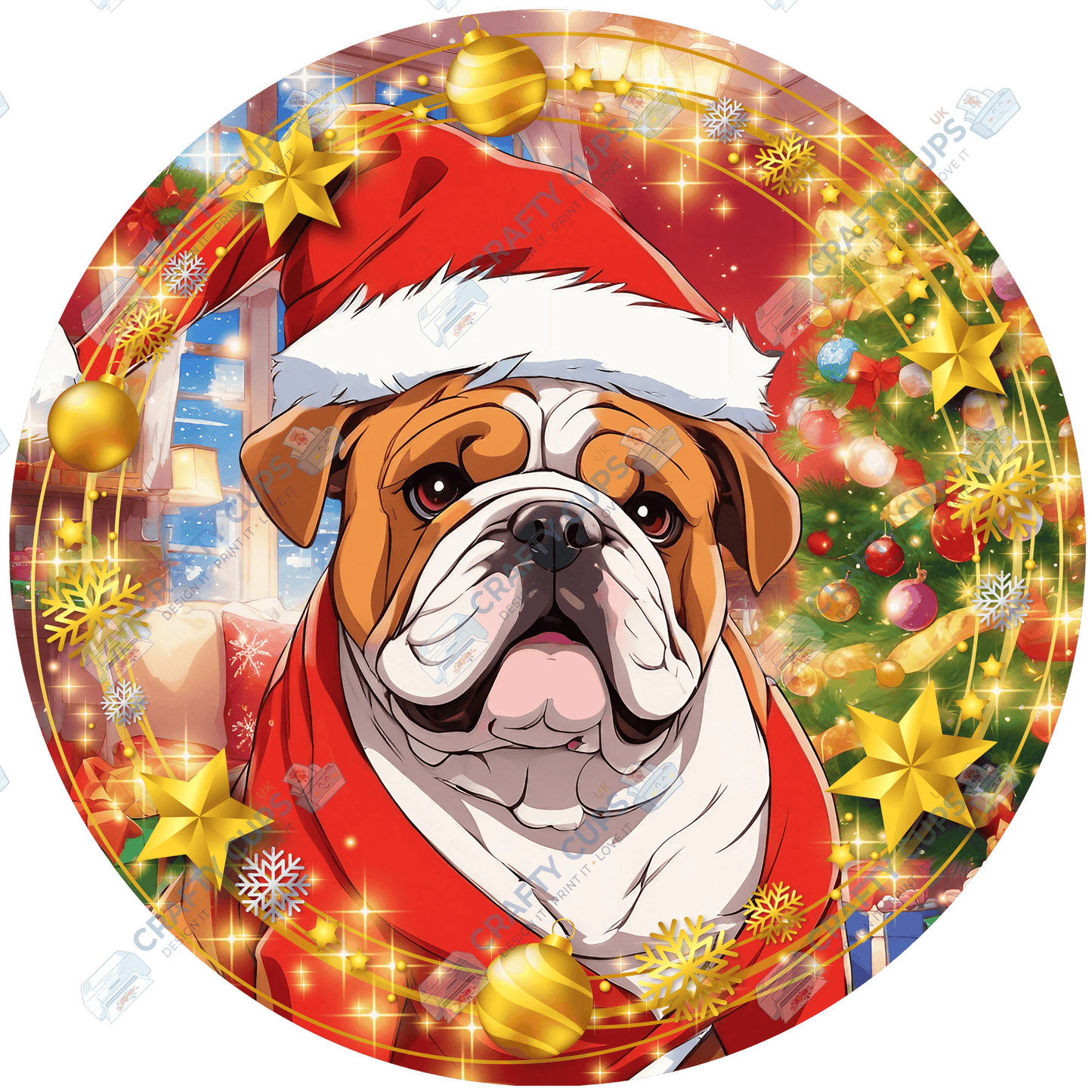 Christmas Dog Breeds DTF Transfer – Part 2 of 6 | Exclusive Secret Sub Design | Various Sizes – Crafty Cups UK
