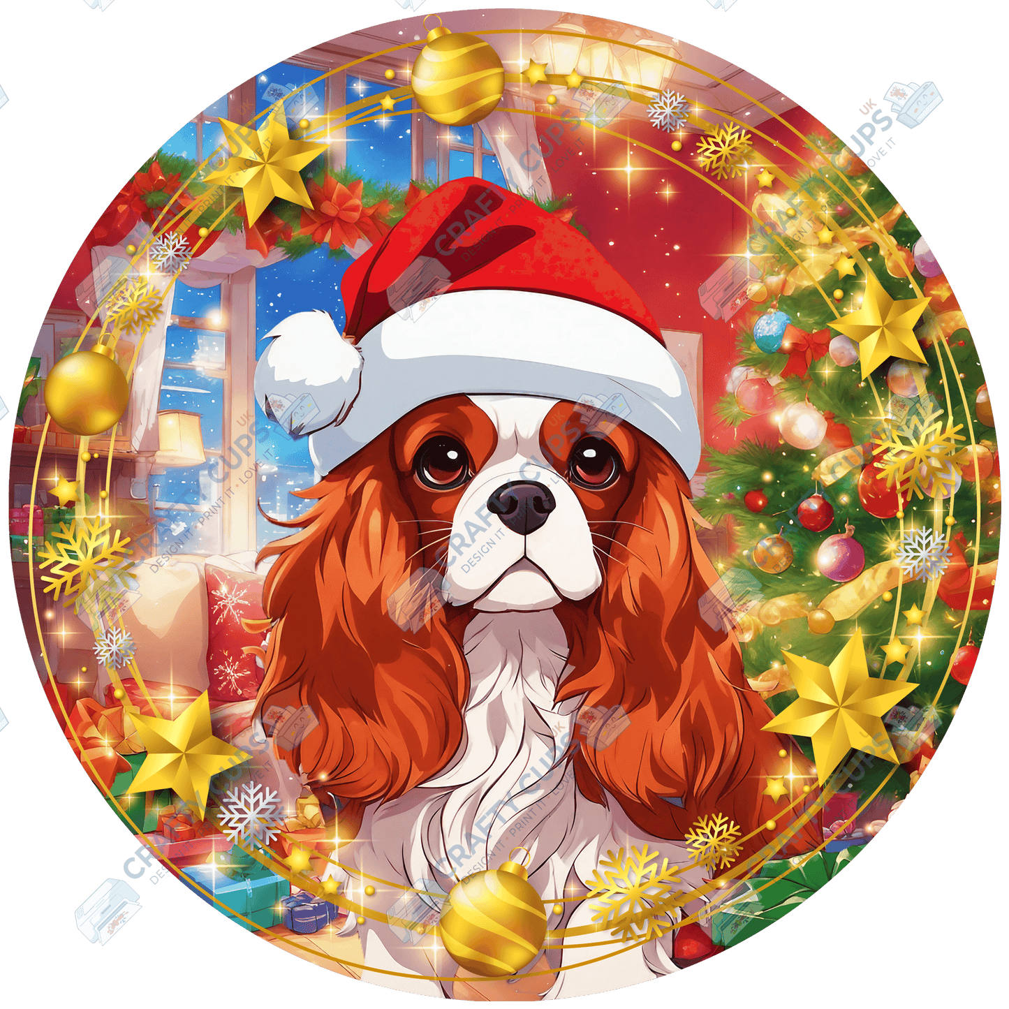 Christmas Dog Breeds DTF Transfer – Part 2 of 6 | Exclusive Secret Sub Design | Various Sizes – Crafty Cups UK