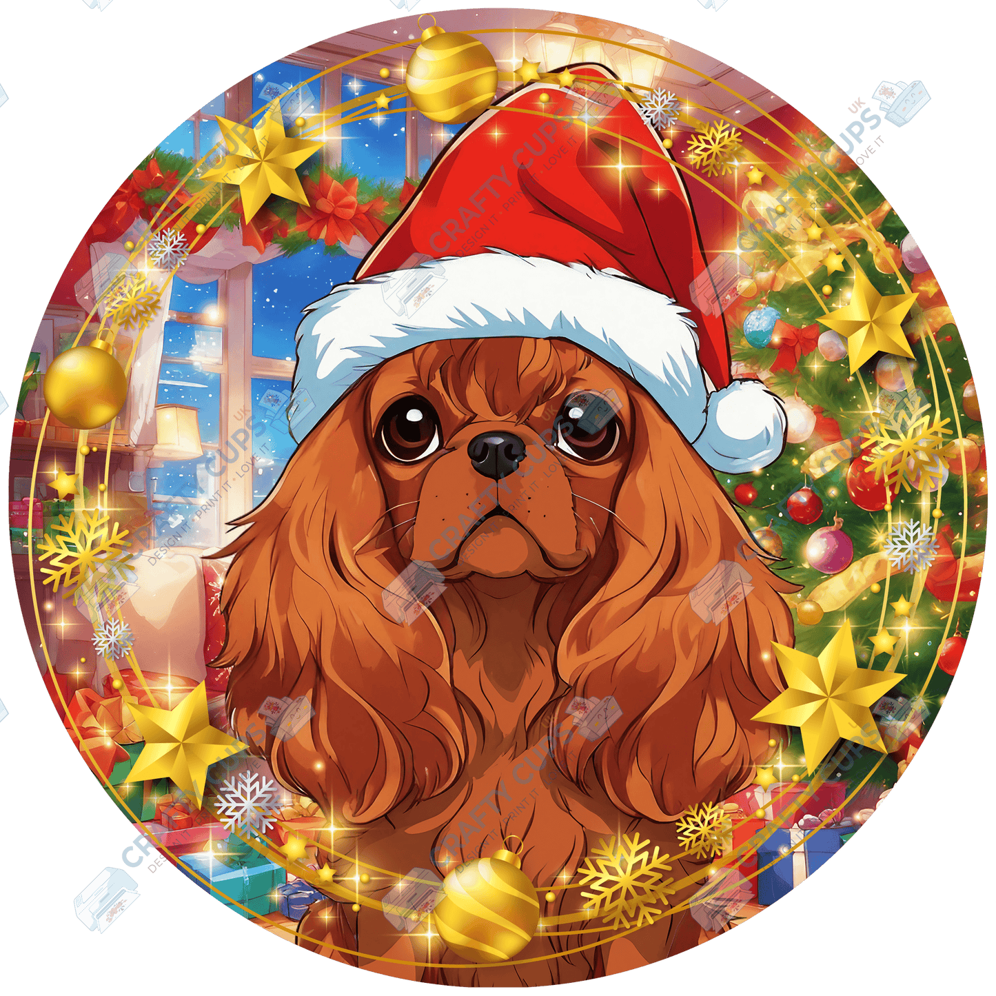 Christmas Dog Breeds DTF Transfer – Part 2 of 6 | Exclusive Secret Sub Design | Various Sizes – Crafty Cups UK