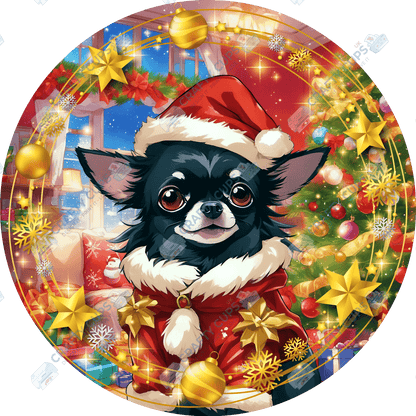 Christmas Dog Breeds DTF Transfer – Exclusive Secret Sub Design | Various Sizes – Crafty Cups UK