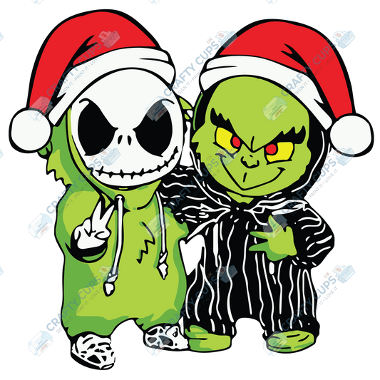 Christmas DTF Transfer – Various Designs & Sizes (Part One of Four, Series One), Heat Press Ready