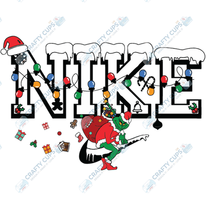 Grinch DTF Transfers – Various Christmas Designs & Sizes (4"–10")