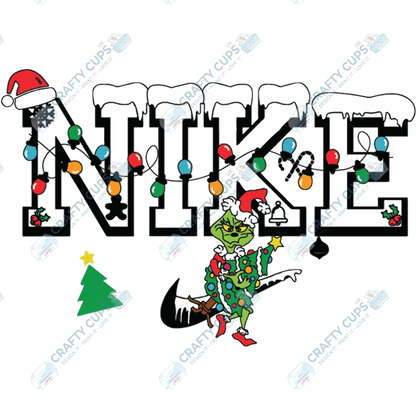 Grinch DTF Transfers – Various Christmas Designs & Sizes (4"–10")