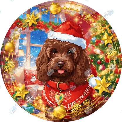 Christmas Dog Breeds DTF Transfer – Exclusive Secret Sub Design | Various Sizes – Crafty Cups UK