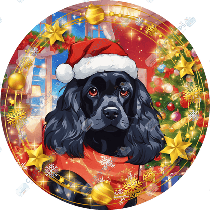 Christmas Dog Breeds DTF Transfer – Exclusive Secret Sub Design | Various Sizes – Crafty Cups UK