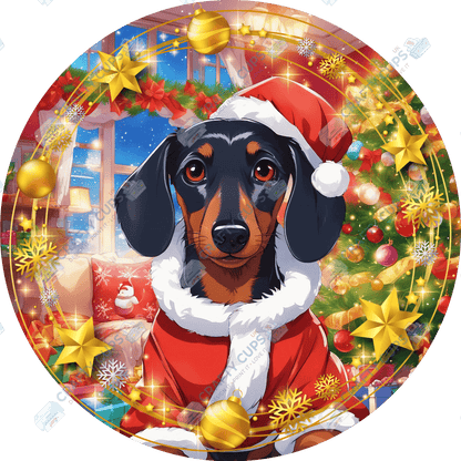 Christmas Dog Breeds DTF Transfer – Exclusive Secret Sub Design | Various Sizes – Crafty Cups UK