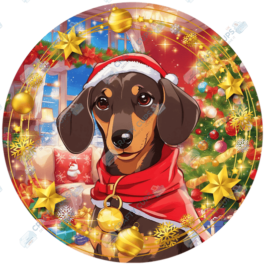 Christmas Dog Breeds DTF Transfer – Part 3 of 6 | Exclusive Secret Sub Design | Various Sizes – Crafty Cups UK
