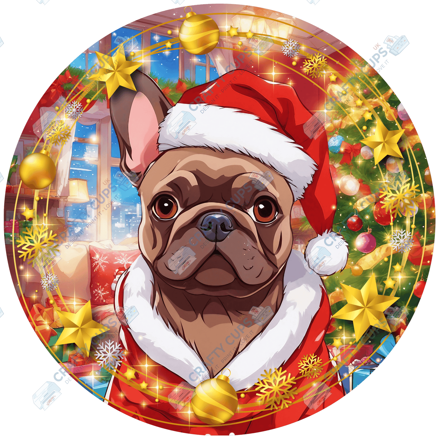 Christmas Dog Breeds DTF Transfer – Part 3 of 6 | Exclusive Secret Sub Design | Various Sizes – Crafty Cups UK