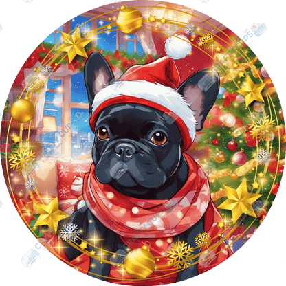 Christmas Dog Breeds DTF Transfer – Exclusive Secret Sub Design | Various Sizes – Crafty Cups UK
