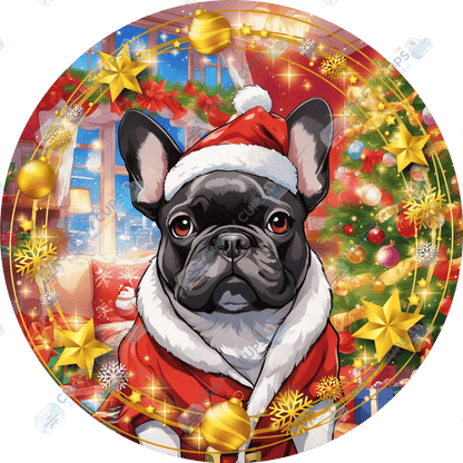 Christmas Dog Breeds DTF Transfer – Exclusive Secret Sub Design | Various Sizes – Crafty Cups UK