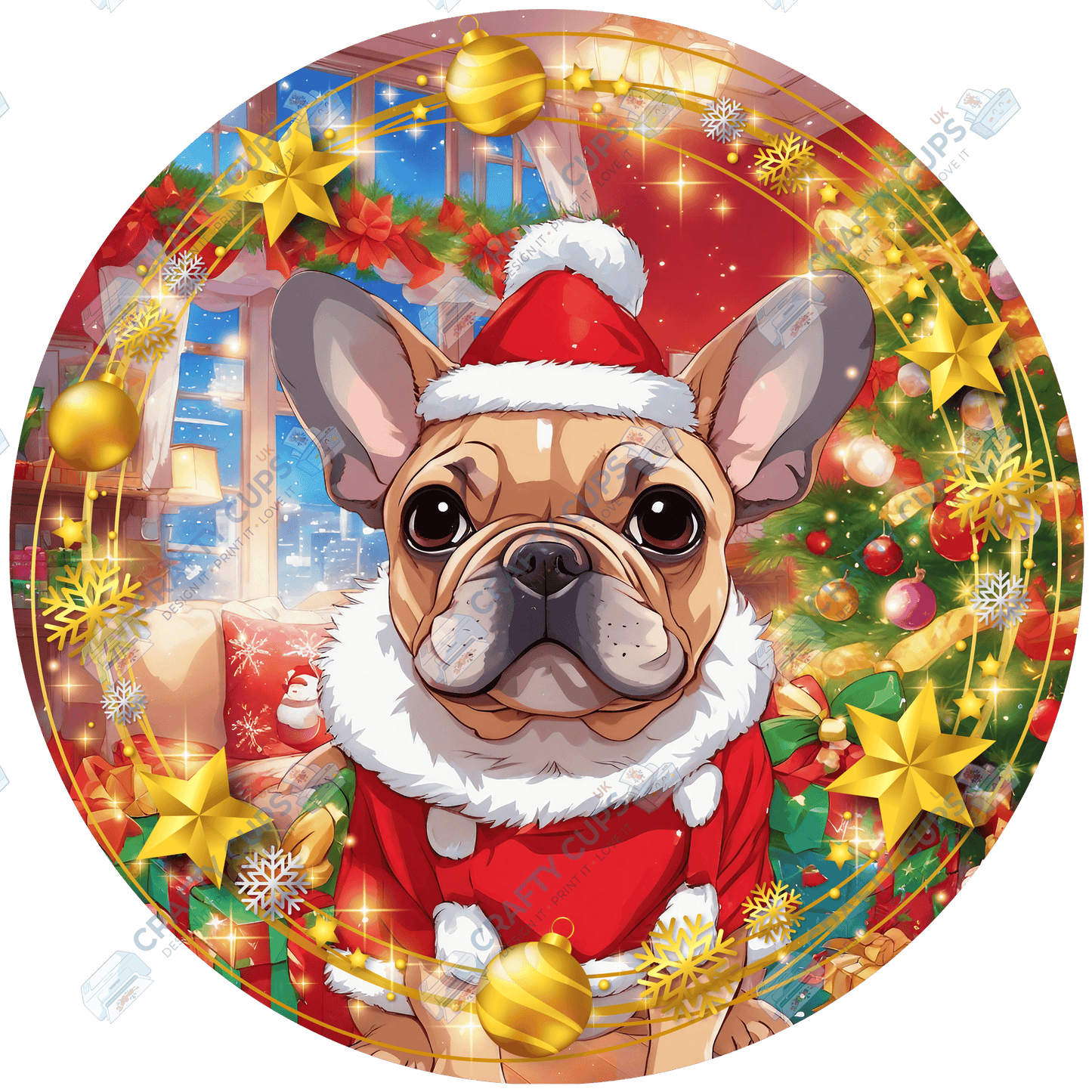 Christmas Dog Breeds DTF Transfer – Part 3 of 6 | Exclusive Secret Sub Design | Various Sizes – Crafty Cups UK
