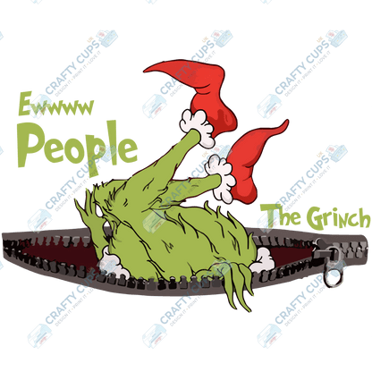 Grinch DTF Transfers – Various Christmas Designs & Sizes (4"–10")