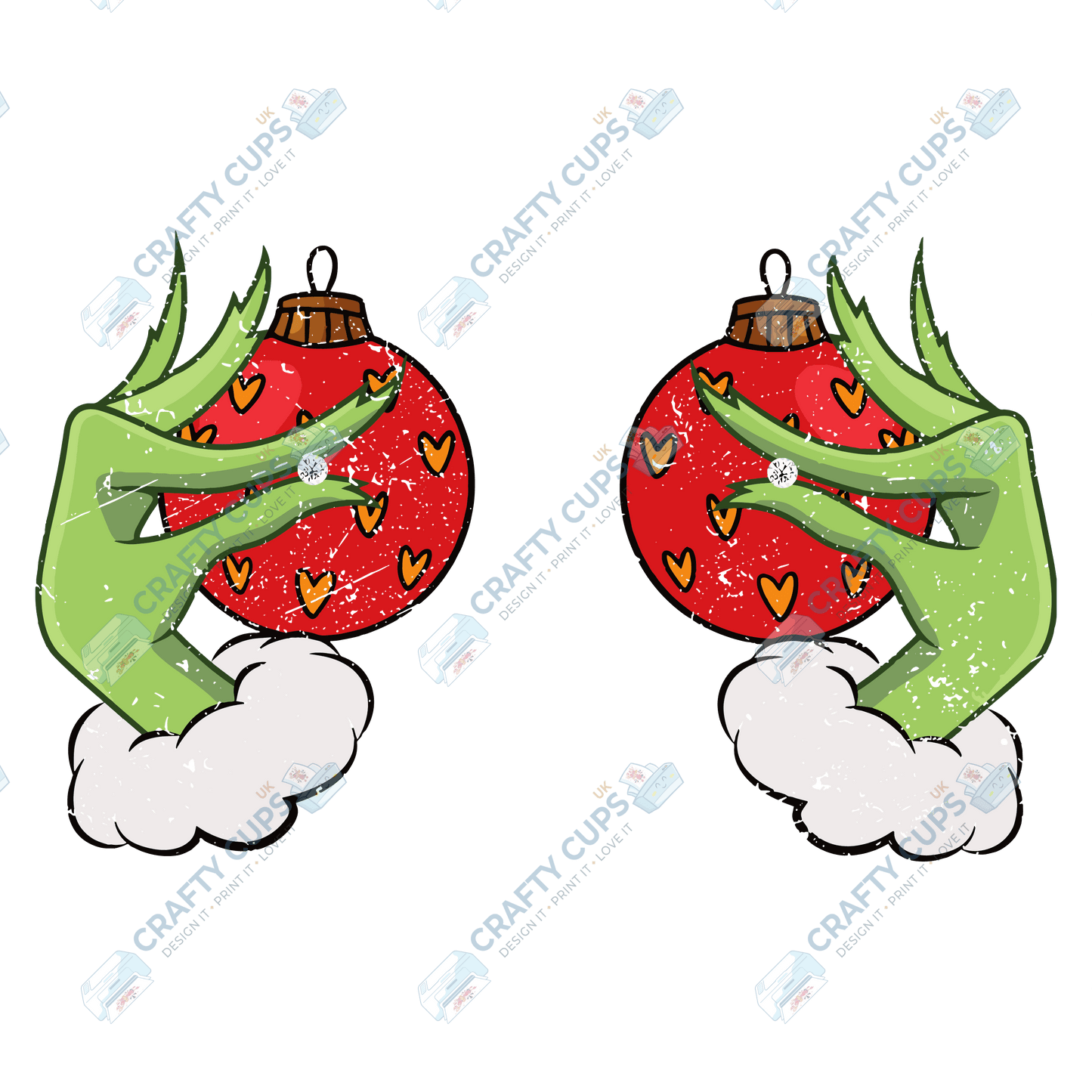 Christmas DTF Transfer – Various Designs & Sizes (Part Two of Four, Series One), Heat Press Ready