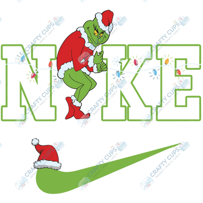 Grinch DTF Transfers – Various Christmas Designs & Sizes (4"–10")