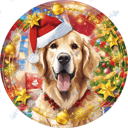 Christmas Dog Breeds DTF Transfer – Exclusive Secret Sub Design | Various Sizes – Crafty Cups UK
