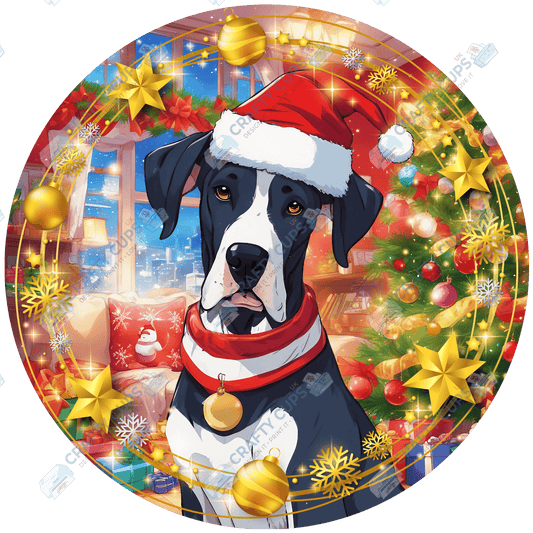 Christmas Dog Breeds DTF Transfer – Part 4 of 6 | Exclusive Secret Sub Design | Various Sizes – Crafty Cups UK
