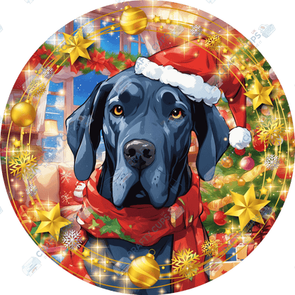 Christmas Dog Breeds DTF Transfer – Exclusive Secret Sub Design | Various Sizes – Crafty Cups UK