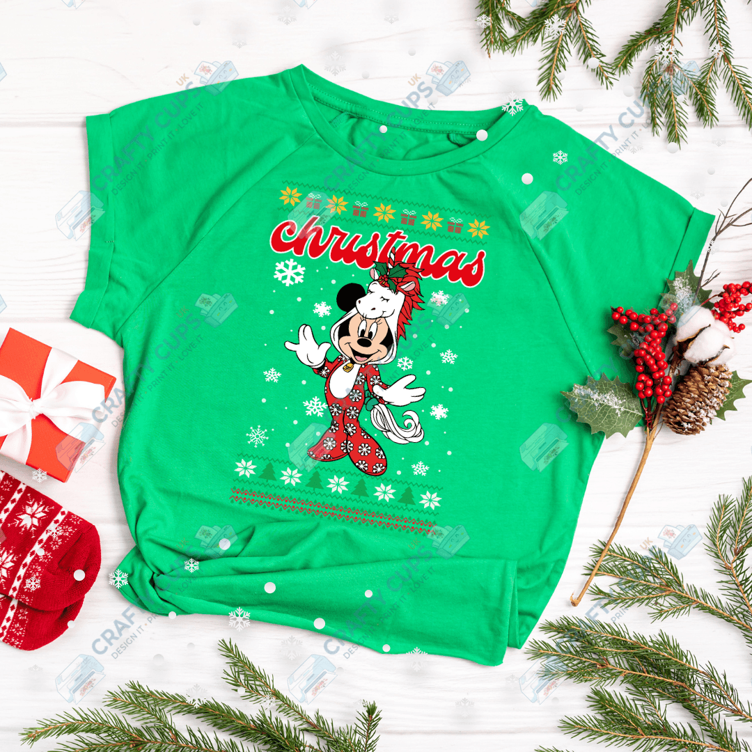 Cartoon Christmas Jumper DTF Transfer – Various Designs & Sizes Heat Press Ready