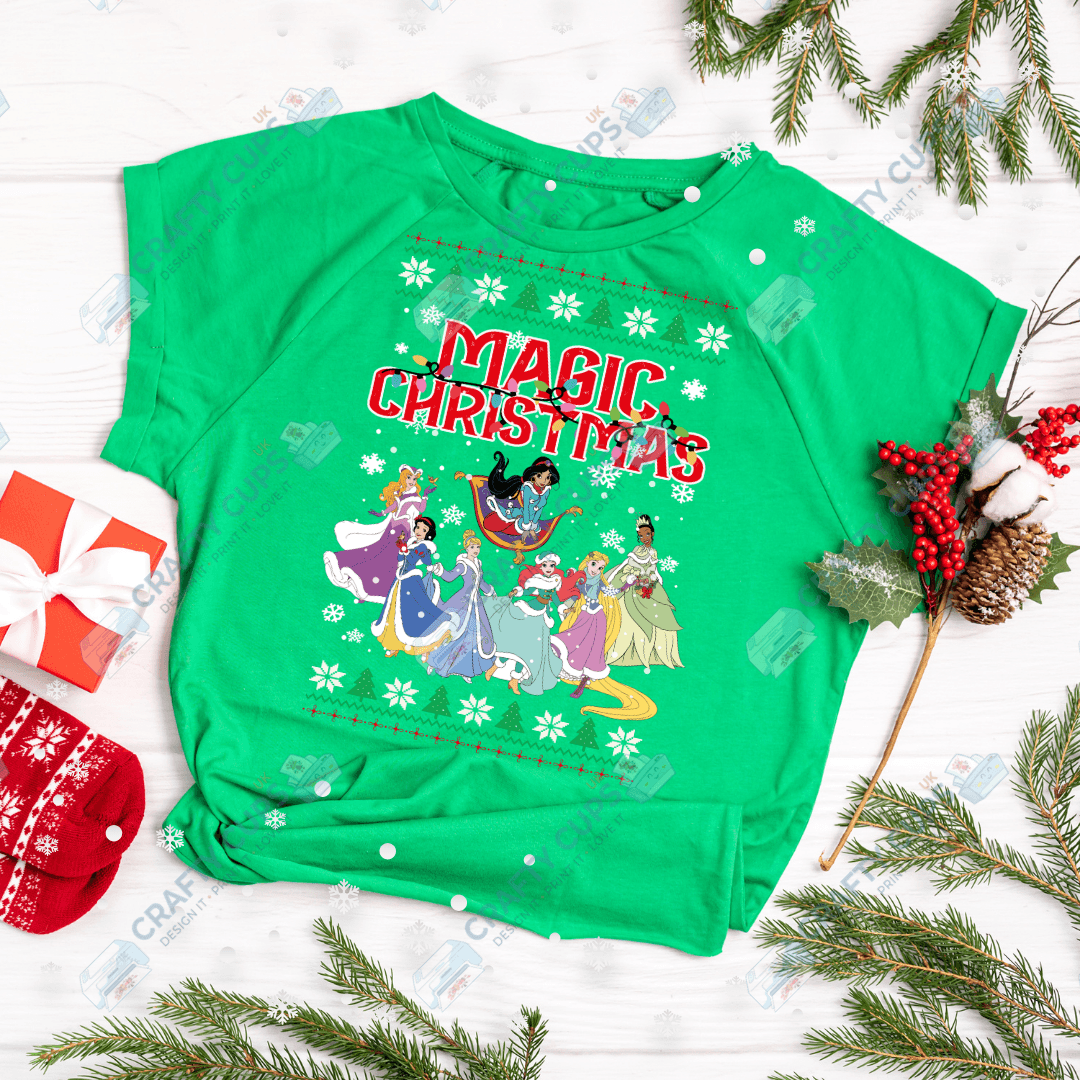 Cartoon Christmas Jumper DTF Transfer – Various Designs & Sizes Heat Press Ready