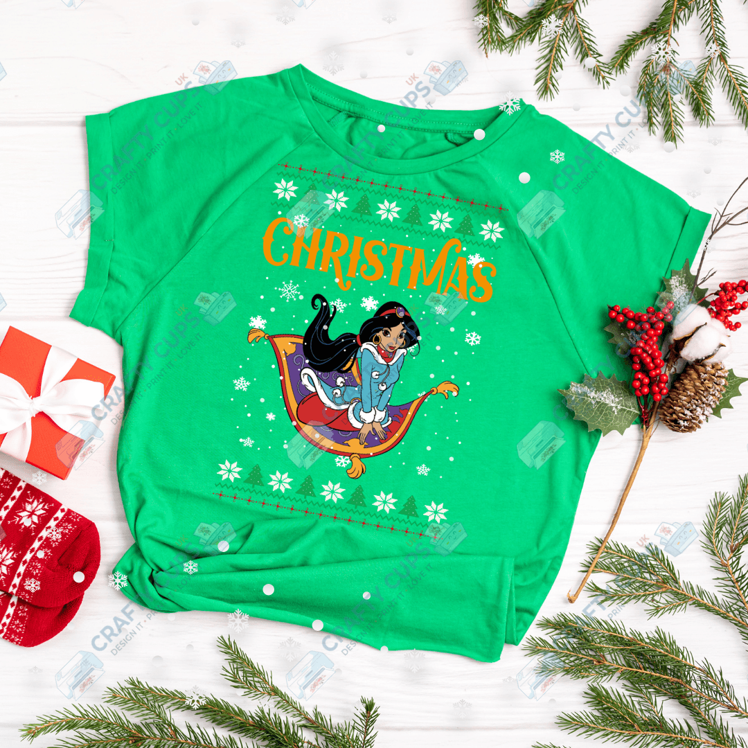 Cartoon Christmas Jumper DTF Transfer – Various Designs & Sizes Heat Press Ready