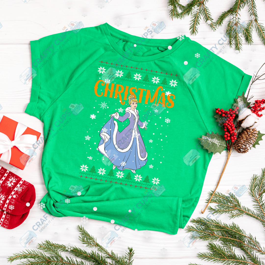 Cartoon Christmas Jumper DTF Transfer – Various Designs & Sizes Heat Press Ready