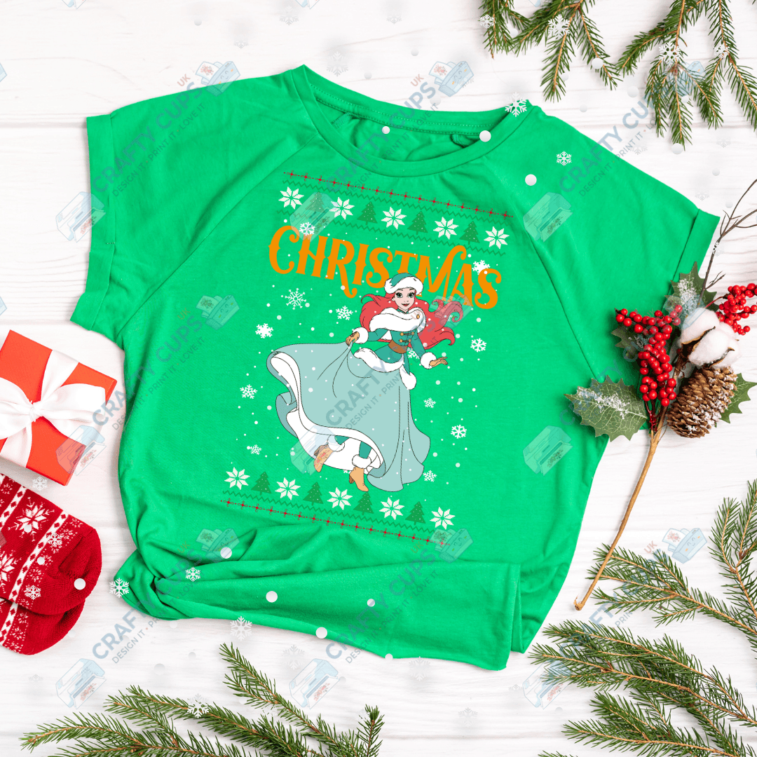 Cartoon Christmas Jumper DTF Transfer – Various Designs & Sizes Heat Press Ready