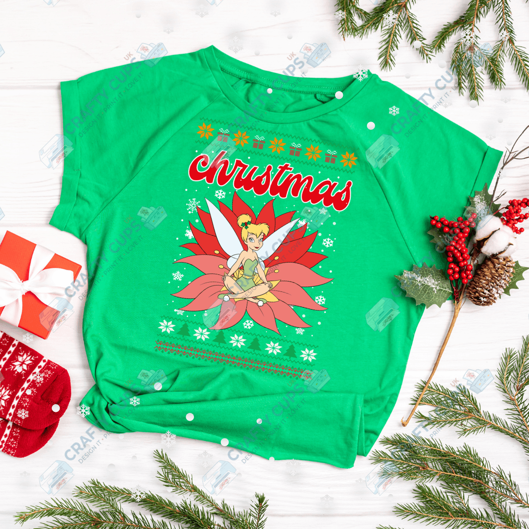 Cartoon Christmas Jumper DTF Transfer – Various Designs & Sizes Heat Press Ready