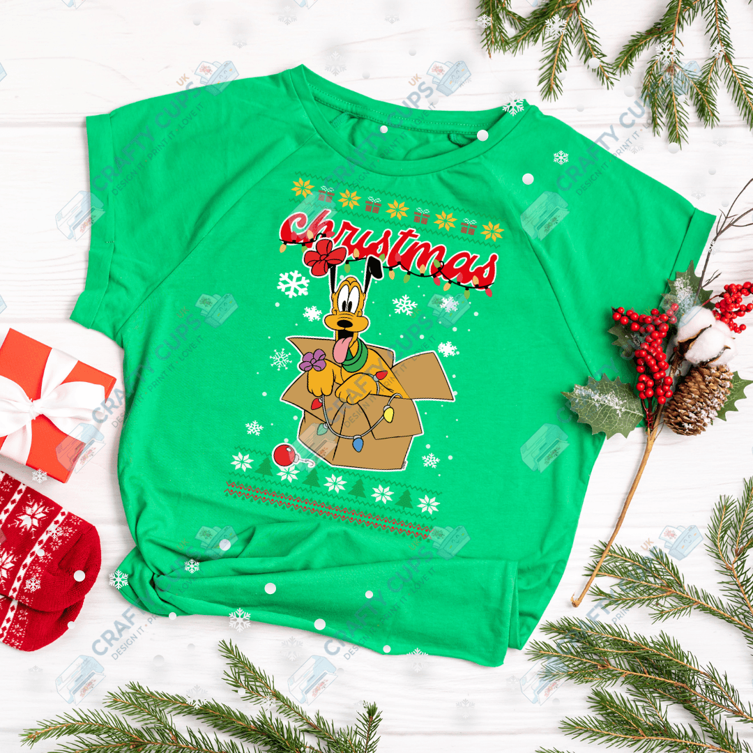 Cartoon Christmas Jumper DTF Transfer – Various Designs & Sizes Heat Press Ready