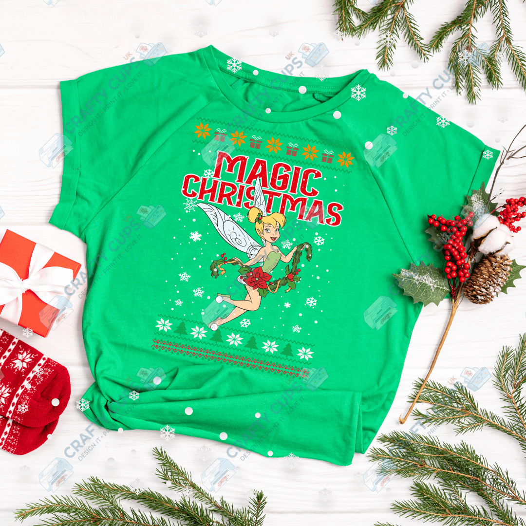 Cartoon Christmas Jumper DTF Transfer – Various Designs & Sizes Heat Press Ready