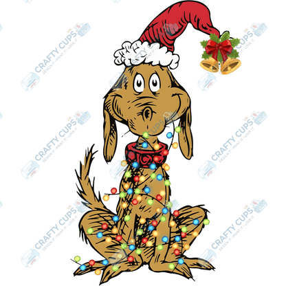 Grinch DTF Transfers – Various Christmas Designs & Sizes (4"–10")